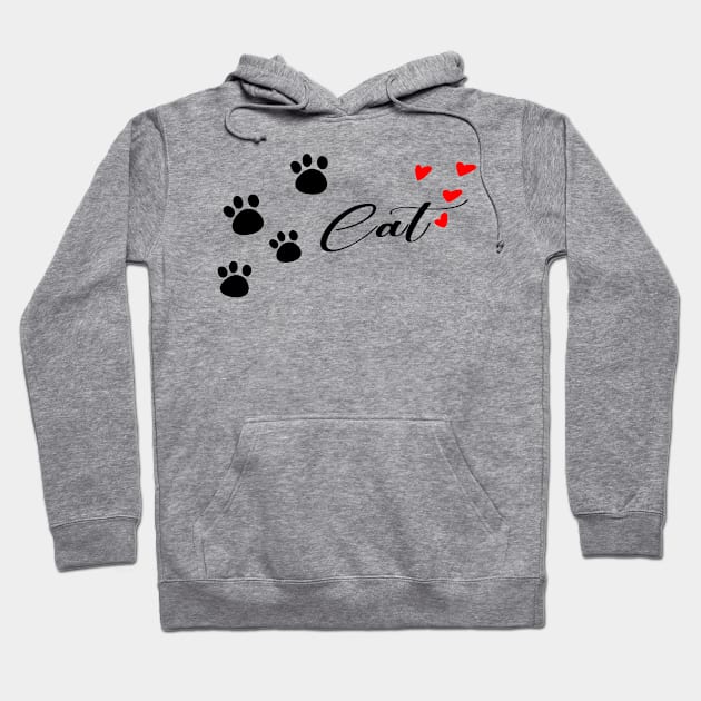 Funny Cute Cat Paws Love Cat Lover Hoodie by dashawncannonuzf